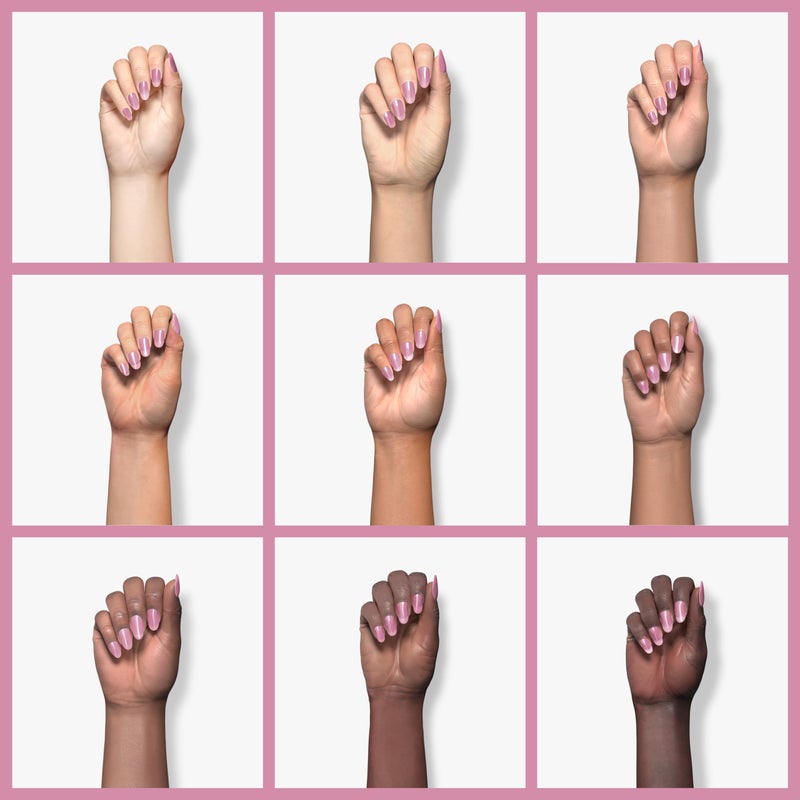 duri Nail Polish, 409 Ice And Desire, French Manicure Light Lavender Pink, Sheer Coverage, Fast Drying, 0.45 Fl Oz - Image 4